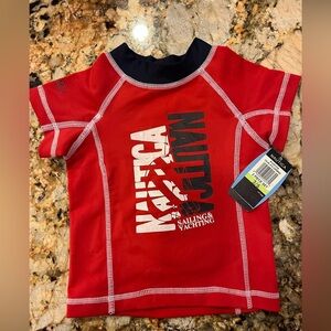 Nautical boys swim tank 3/6 months